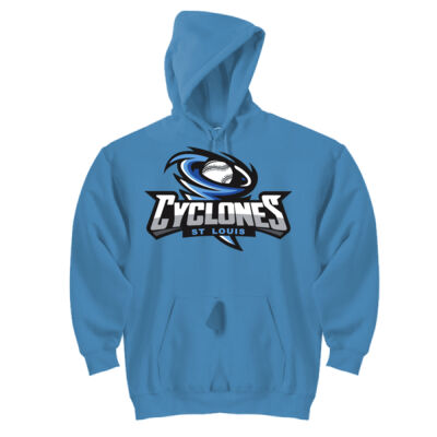 Cyclones - Youth Wicking Fleece Hooded Sweatshirt Thumbnail